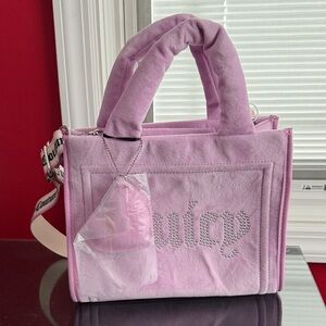 Juicy Couture Pink Tote Bag with Rhinestone Detail